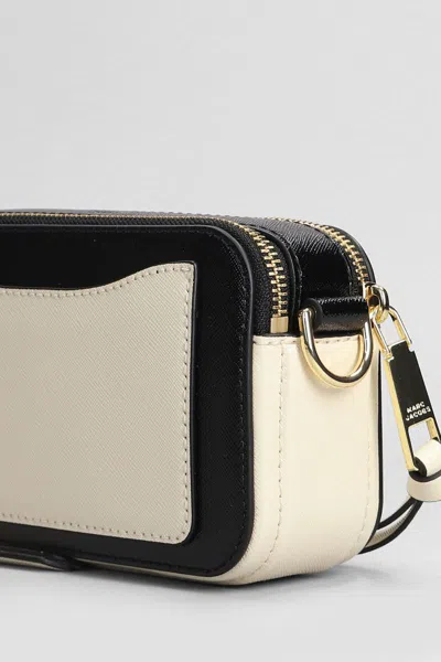 Marc Jacobs The Snapshot Shoulder Bag In Beige Leather In Neutral