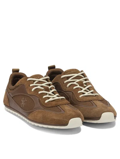 Tory Burch Field Sneakers In Brown