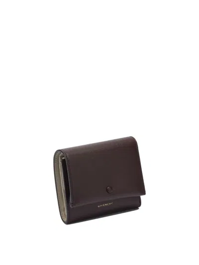 Givenchy Compact Daytime Wallet For Essentials In Brown