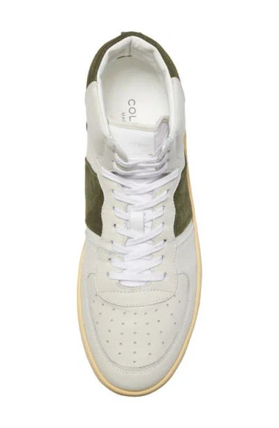 Collegium Pillar Destroyer High Top Sneaker In White