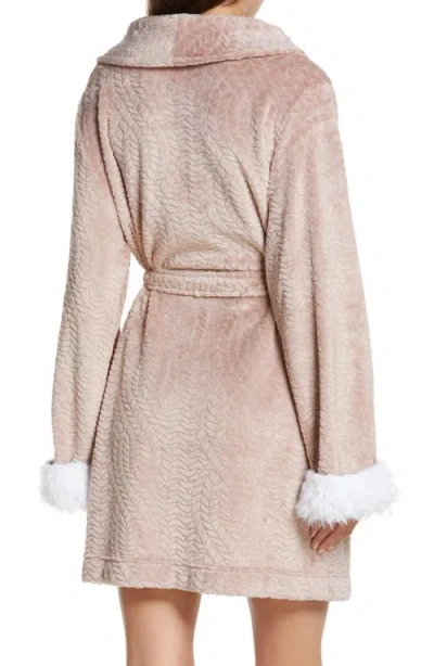 Honeydew Intimates Warm It Up Short Robe In Pink