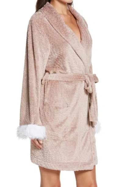 Honeydew Intimates Warm It Up Short Robe In Pink