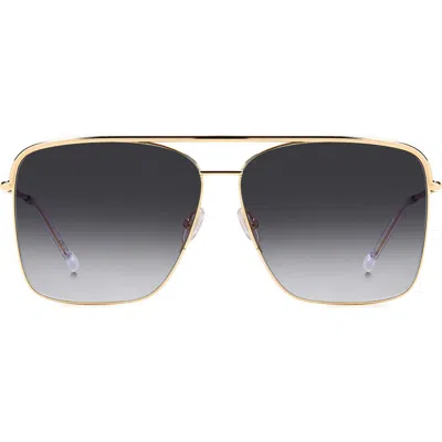 Isabel Marant Wild Metal 62mm Gradient Oversize Rectangular Sunglasses