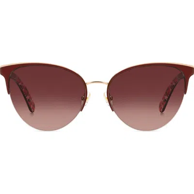 Kate Spade Izara 57mm Gradient Cat Eye Sunglasses