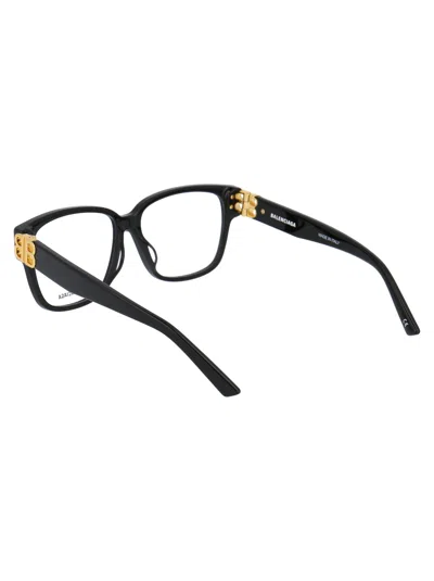 Balenciaga Black Acetate Optical Glasses In Black