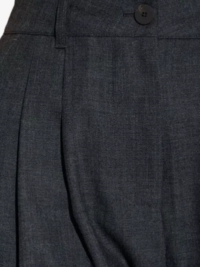 Studio Nicholson Acuna Front Pleat Trousers And Pockets In Gray