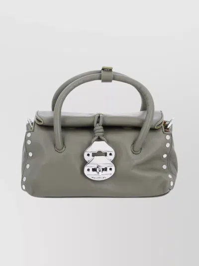 Zanellato Chic Shoulder Bag Detachable Strap In Neutral