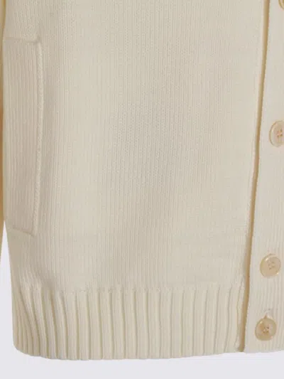 Zanone Minimalist Knit Sweater With Timeless Silhouette In White