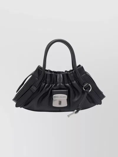 Marc Jacobs The Croc Cristina Small Satchel Crossbody Bag In Black