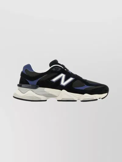 New Balance Suede And Mesh 9060 Sneaker Design In Black