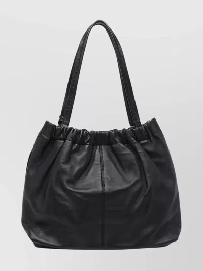 Marc Jacobs Leather Shoulder Bag With Chain And Straps In Black