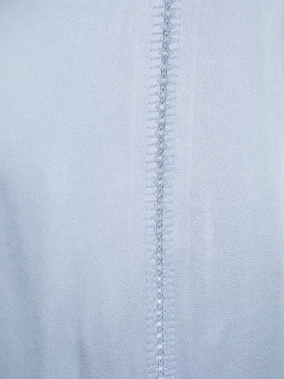 Forte Forte Tailored Blue Trousers With Subtle Pleats And Smooth Finish In Blue