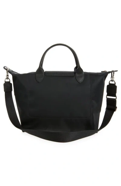 Longchamp Large Le Pliage Energy Recycled Canvas Hobo Bag In Black