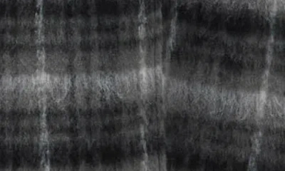 Nvlt Oversize Plaid Notch Lapel Coat In Black