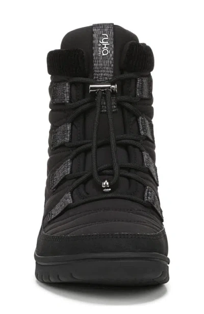 Ryka Rykä Sienna Water Repellent Bootie In Black