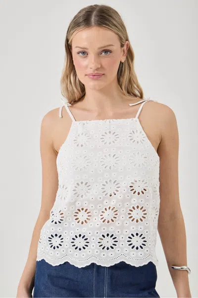 Rolla's Afterglow Eyelet Cami