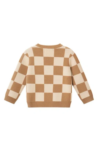 Andy & Evan Kids' Thankful Dude Sweater & Joggers Set In Brown