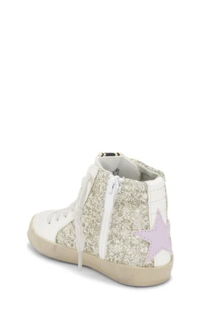 Shushop Kids' Roony High Top Sneaker In White