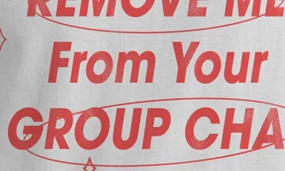 Monster Digital Group Chat Graphic T-shirt In White