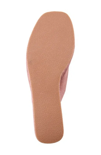 Shushop Ilaria Platform Wedge Sandal In Pink