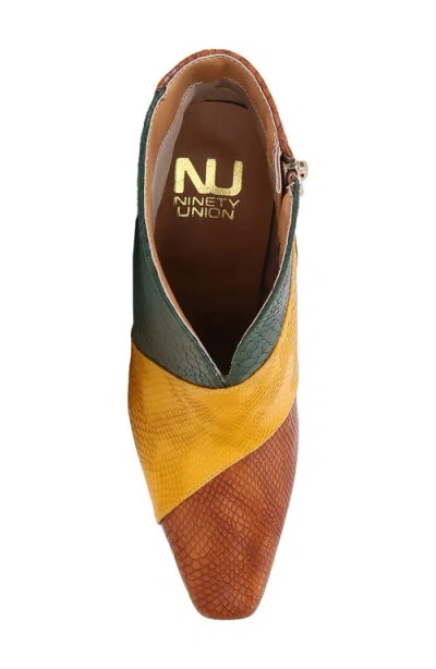 Ninety Union Astoria Snip Toe Bootie In Multi