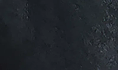 Karl Lagerfeld Paris Faux Shearling Collar Faux Leather Coat In Black