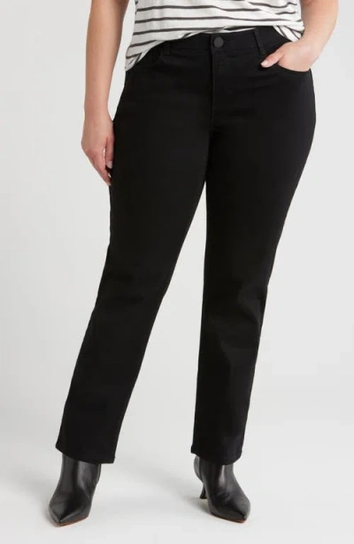 Wit & Wisdom Sawyer Straight Leg Jeans In Black
