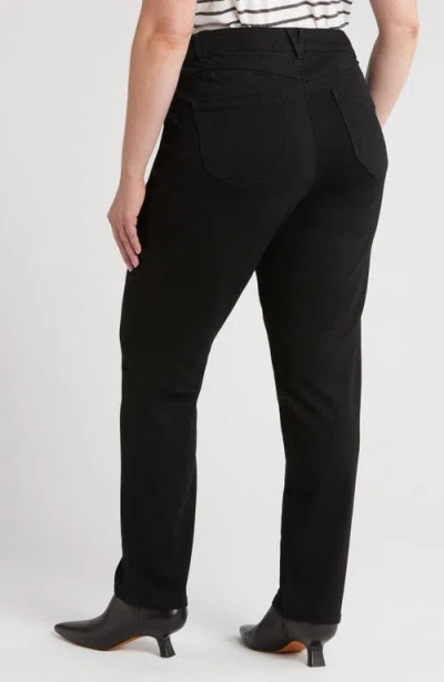 Wit & Wisdom Sawyer Straight Leg Jeans In Black