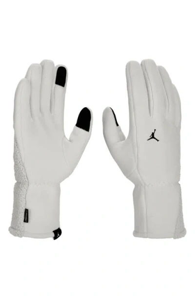 Jordan Polartec® Fleece Tech Gloves In Gray