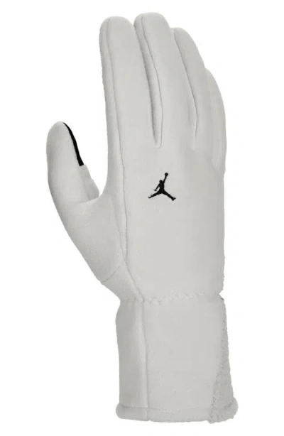 Jordan Polartec® Fleece Tech Gloves In Gray