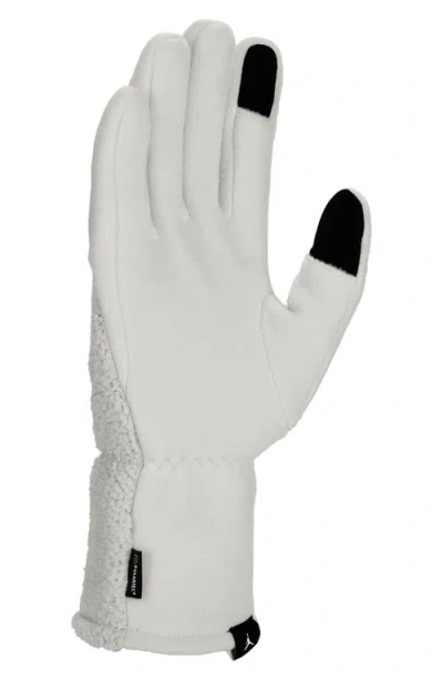 Jordan Polartec® Fleece Tech Gloves In Gray