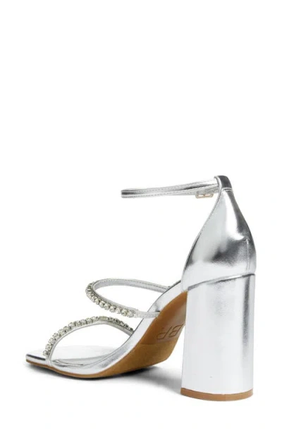Bp. Nessa Ankle Strap Sandal In Silver