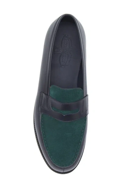 Jm Weston 180 Colorblock Penny Loafer In Multi