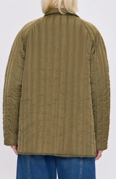 Pistola Sawyer Quilted Barn Jacket In Olive In Green