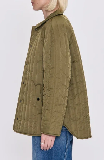 Pistola Sawyer Quilted Barn Jacket In Olive In Green