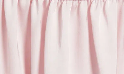 Bp. Ruched Satin Drop Waist Minidress In Pink