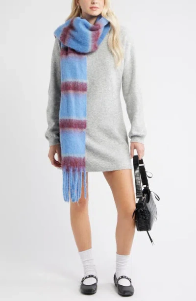 Bp. Sweater Minidress In Gray