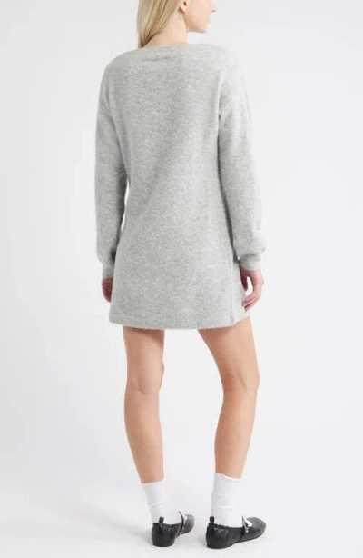 Bp. Sweater Minidress In Gray