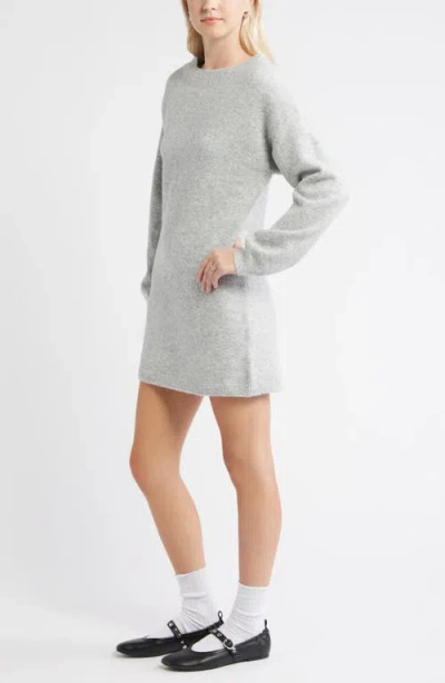 Bp. Sweater Minidress In Gray