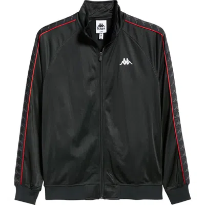 Kappa 222 Banda Anniston Slim Fit Tricot Track Jacket In Black