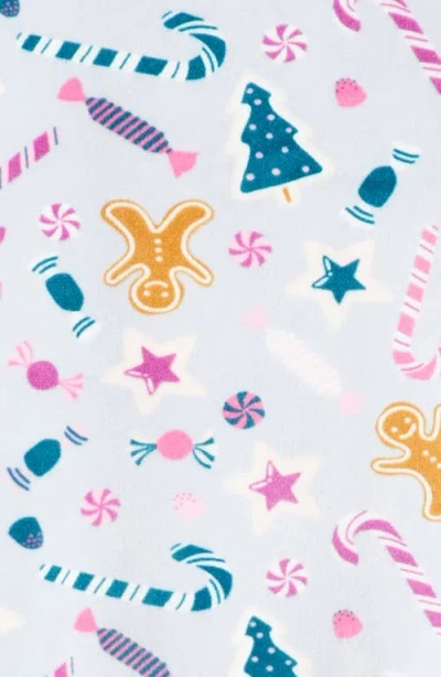 Nordstrom Kids' Print Fitted Fleece Two-piece Pajama Set In Multi