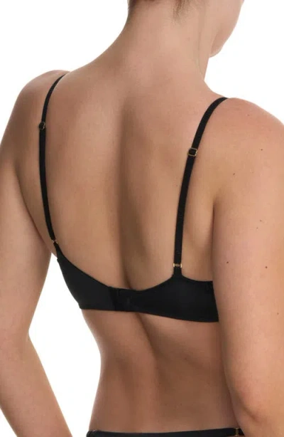 Natori Fleur Lightly Lined Underwire Bra Black In Multi