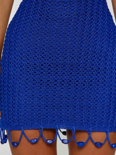 Outcast Arianna Mini Dress Blue In Blue