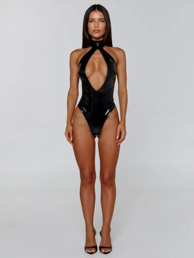 Outcast Luneth Bodysuit Black In Black