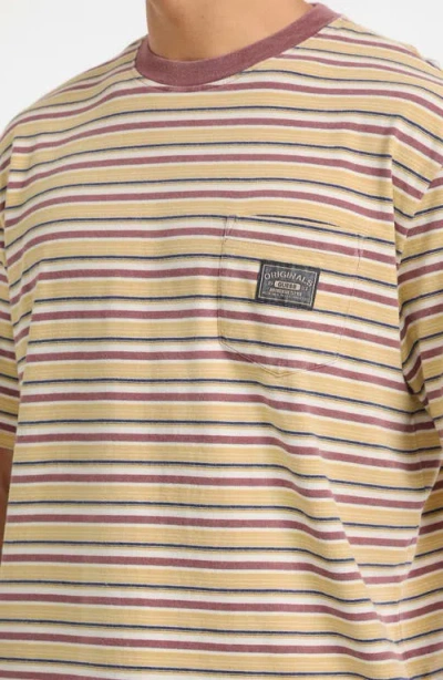 Guess Originals Stripe Pocket T-shirt In Multi