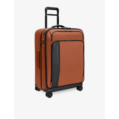 Briggs & Riley Canyon Zdx Medium 4-wheel Spinner Expandable Suitcase 66cm In Brown