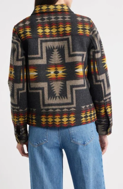Pendleton Willa Harding Pattern Virgin Wool Jacket In Multi
