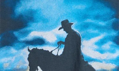 One Of These Days Harvest Moon Graphic T-shirt In Black