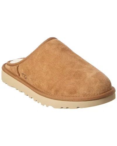 Ugg 10mm Classic Slip-on Shearling Loafers In Chestnut