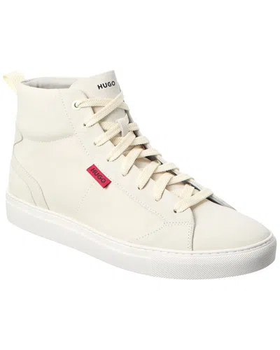 Hugo Boss Morrie Hito Leather Sneaker In White